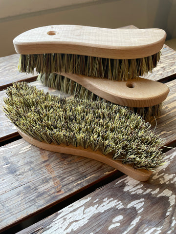 Redecker Scrub Brushes with view of bristles