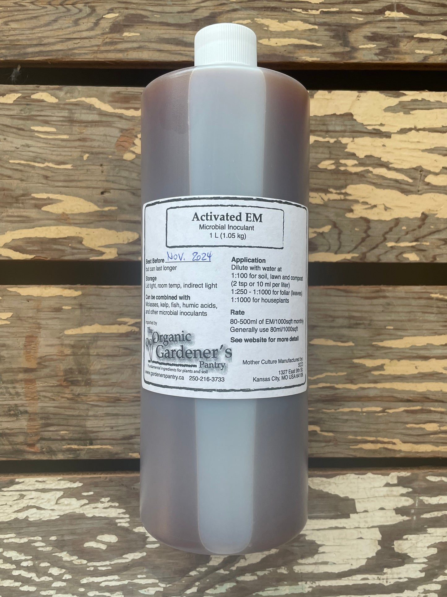 Organic Gardener's Pantry Activated EM 1 L