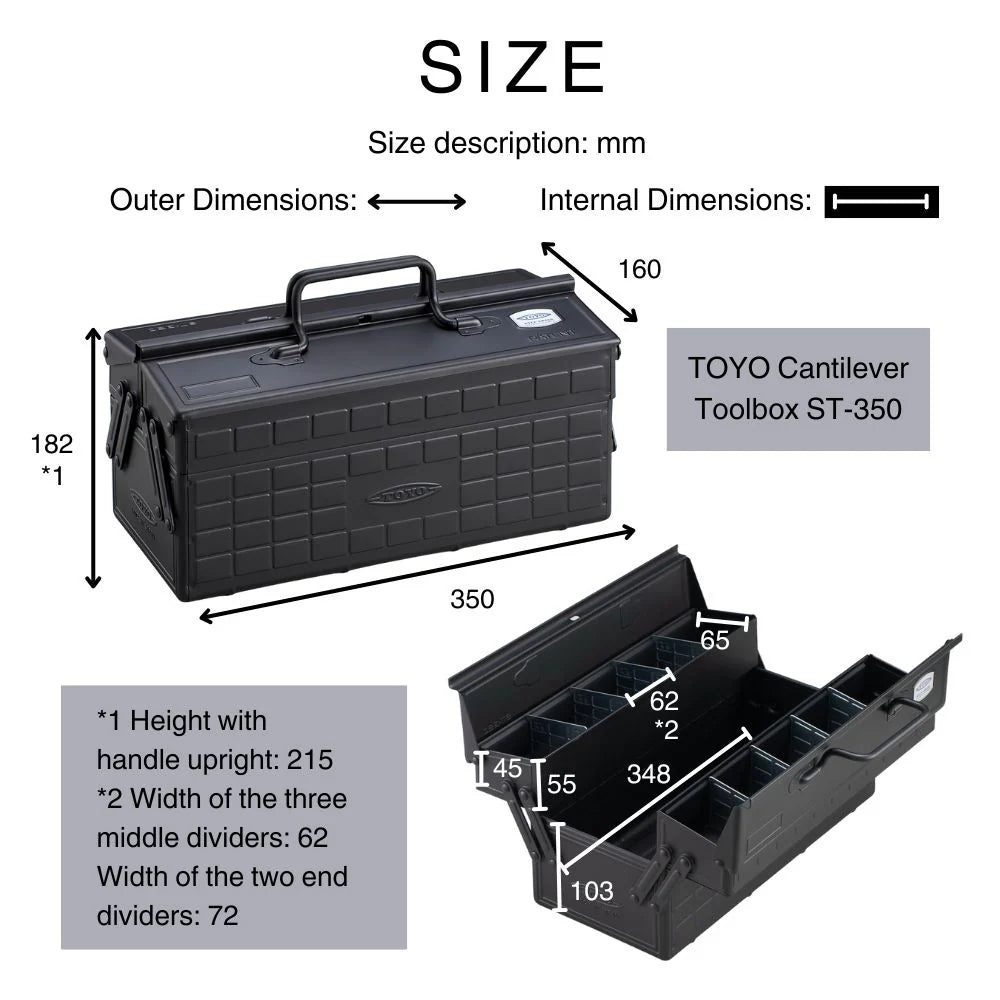 Toyo Large Cantilevered Toolbox