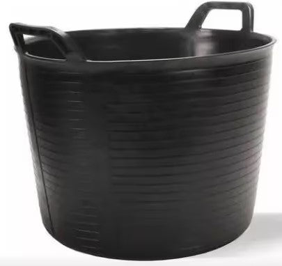 RUBI Black Plastic Bucket No.3 (40L)