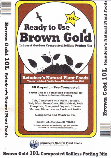 Brown Gold Potting Soil Mix 30L Bag