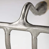 Sneeboer Garden Rake 4 Tines, close up of Head