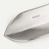 Sneeboer Transplanting Trowel Cherry Handle view of Blade