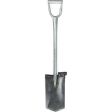 King of Spades D-Handle Spade Steel Rubber Foot Pad