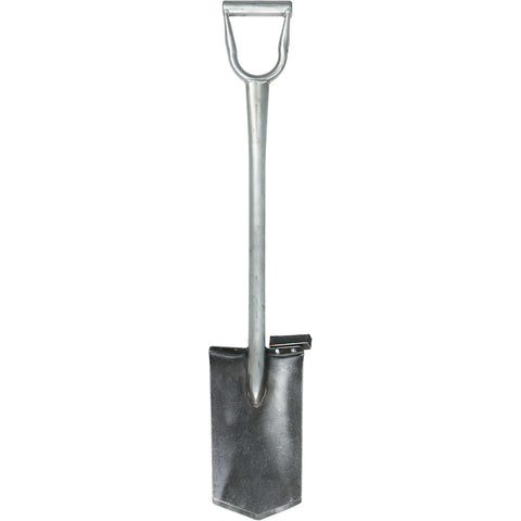 King of Spades D-Handle Spade Steel Rubber Foot Pad
