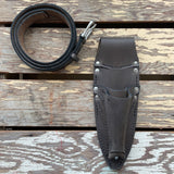 Deluxe Double Holster + Pouch with Deluxe Leather Belt