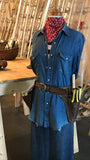 Deluxe Leather Garden Tool Belt 1.0 displayed on Mannequin