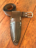Deluxe Leather Gardening Belt with Deluxe Double Holster