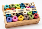 Wooden Crate of Mini Spools Nutscene