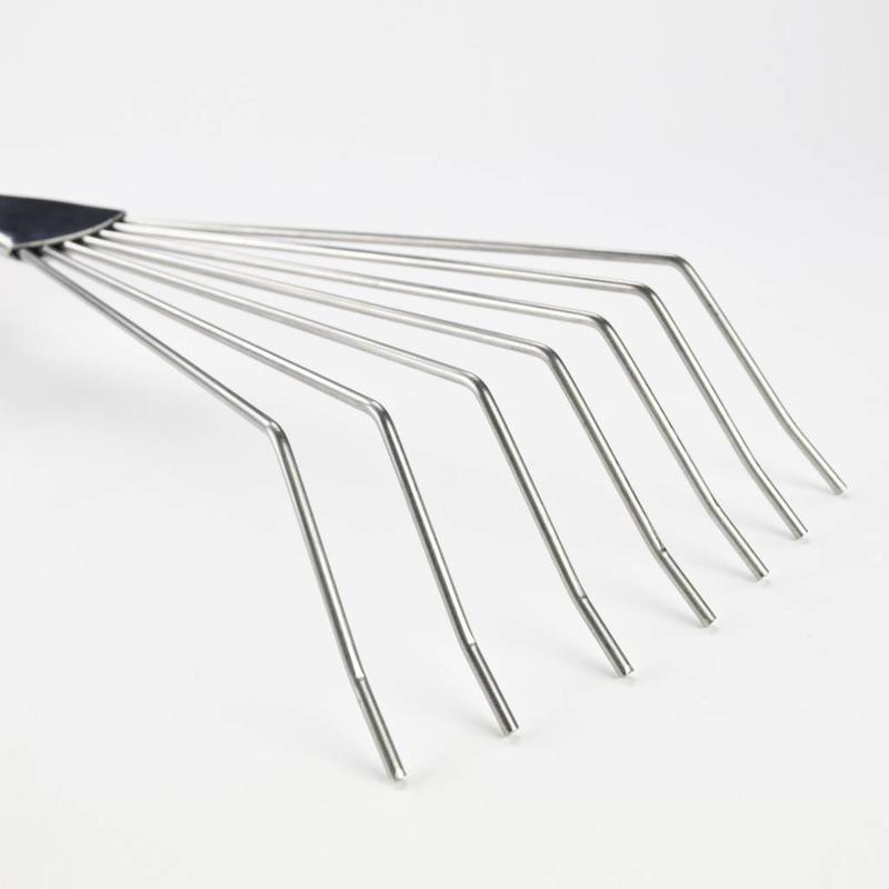 Sneeboer Raised Bed Leaf Rake - 7 tine