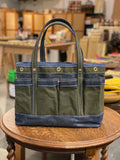 Deluxe Leather Garden Tool Tote