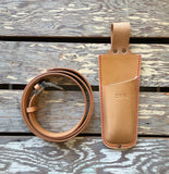 Niwaki Niju Holster front view with Niwaki Leather Belt