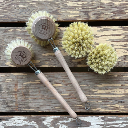 Redecker Dish Brushes with Replacement Heads