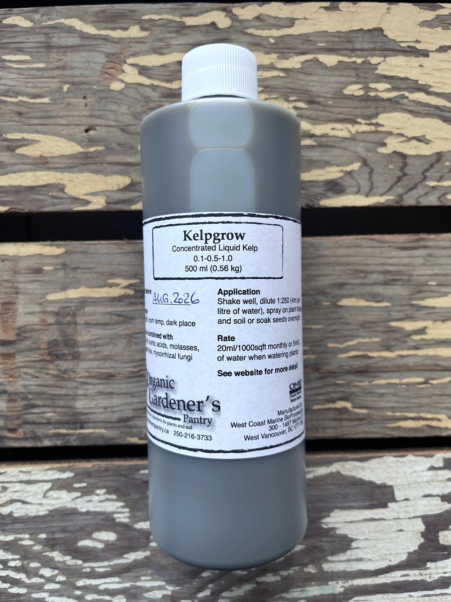 Organic Gardener's Pantry Kelpgrow Liquid Kelp Fertilizer 500 ml
