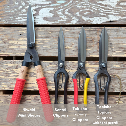 Tobisho Topiary Clippers with hand guard