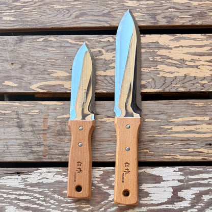 Nisaku Serrated Hori Hori and Short Hori Hori