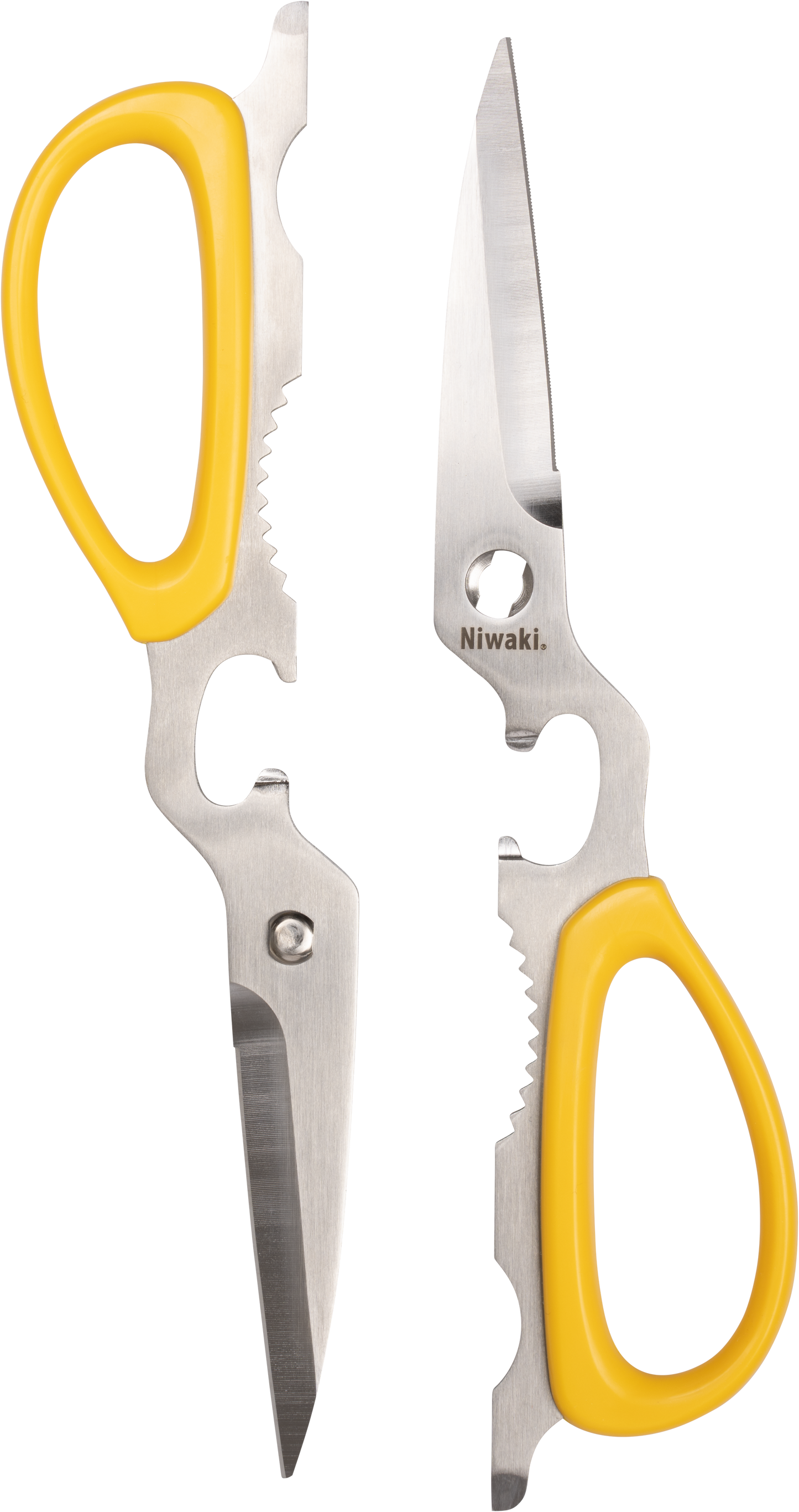 Niwaki Mainichi Kitchen Scissors Blades Separated