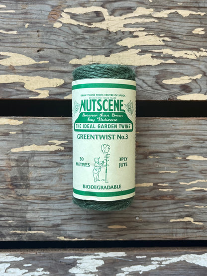 Nutscene Jute Twine Green 30m