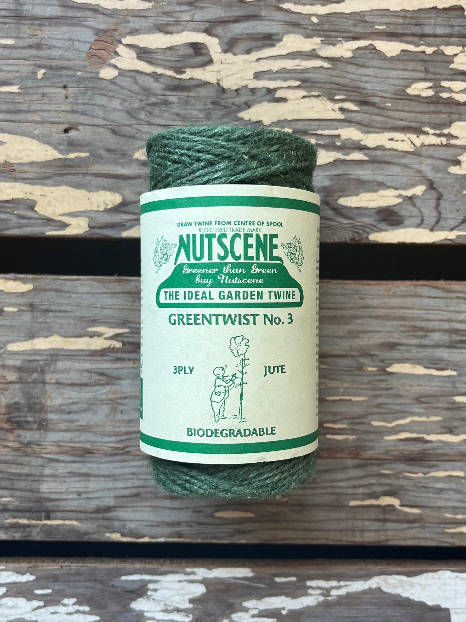 Nutscene Jute Twine Green 60m