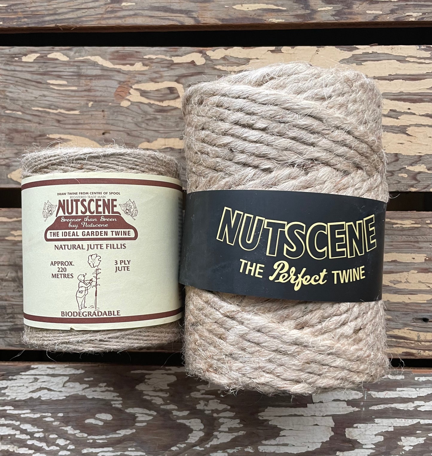 Nutscene Natural 220m Spool & Natural Thick Chunky Spool