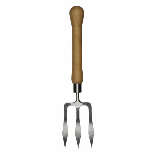 Sneeboer handheld Weeding Fork Cherry handle 