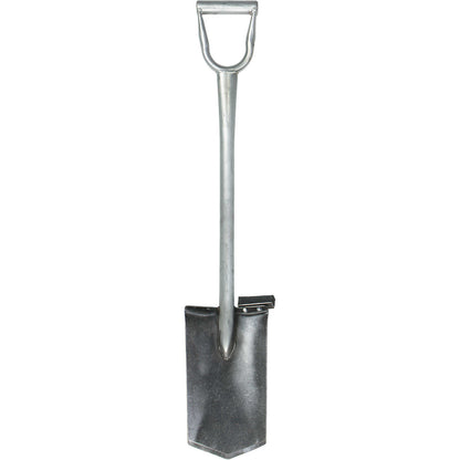 King of Spades D-Handle Spade Steel Rubber Foot Pad