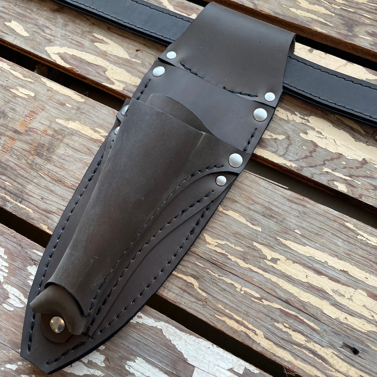Deluxe Double Holster + Pouch with Deluxe Leather Belt