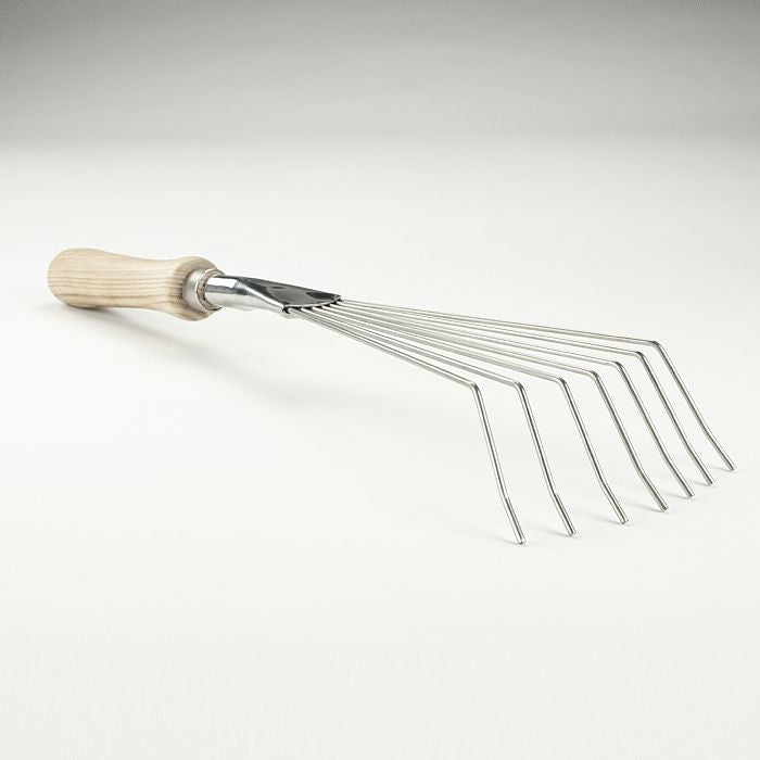 Sneeboer Handheld Leaf Rake 7 tine 