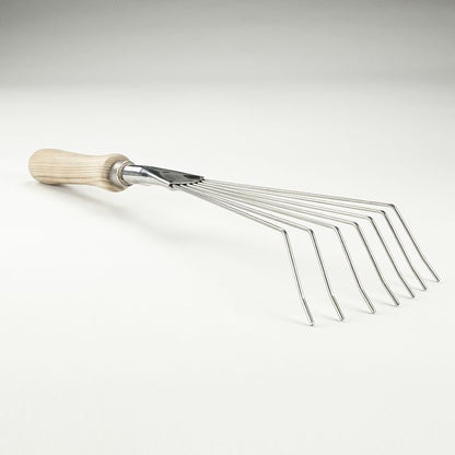 Sneeboer Handheld Leaf Rake 7 tine 