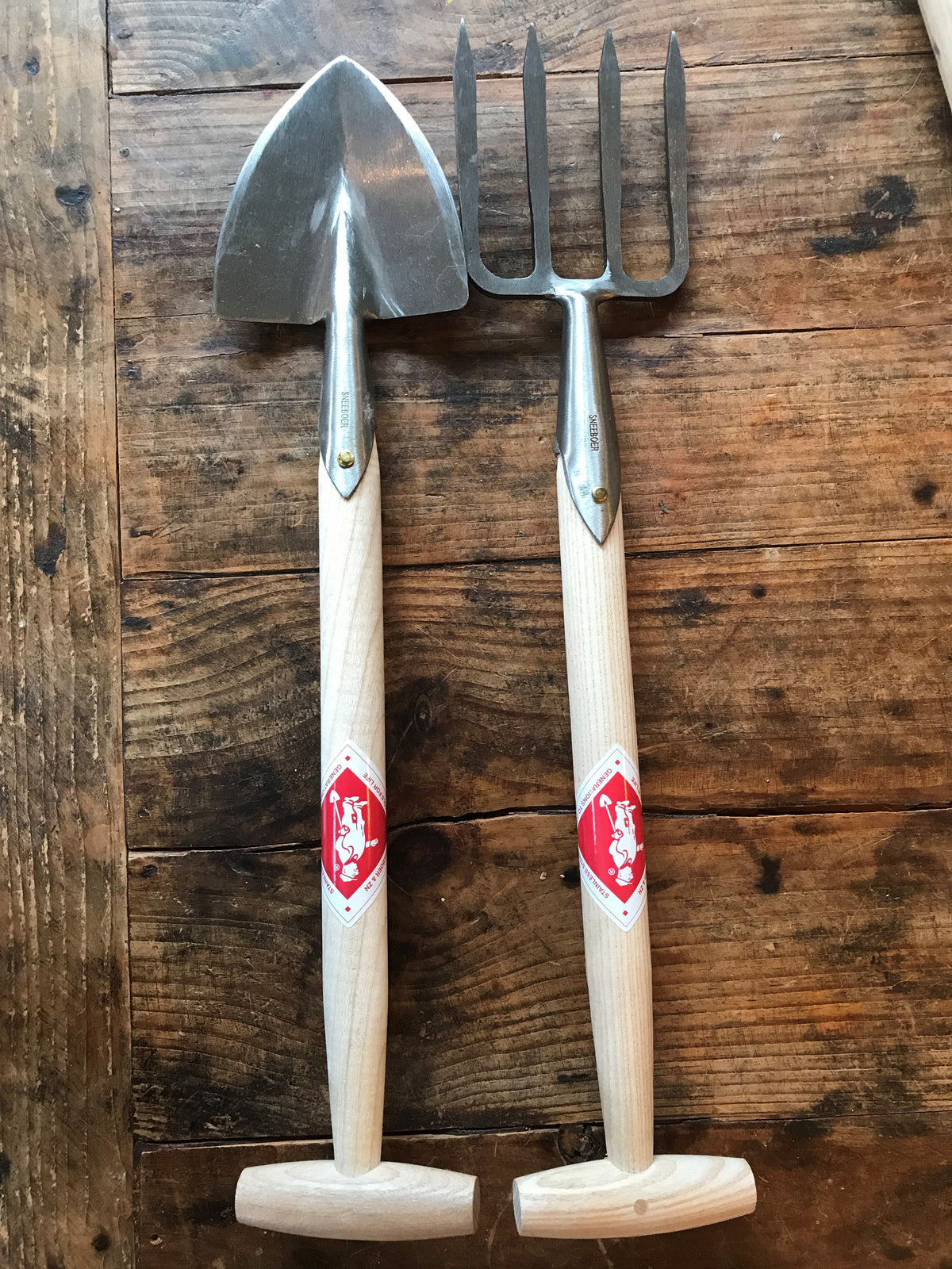 Sneeboer Great Dixter Short Fork & Planting Spade