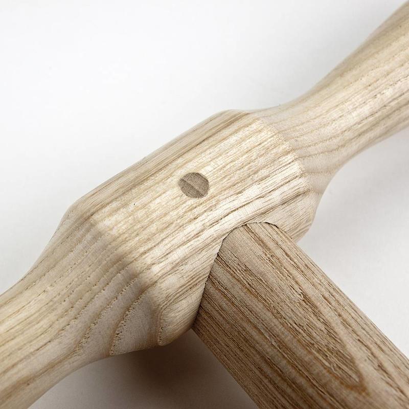 Sneeboer Lawn Edger close-up of handle