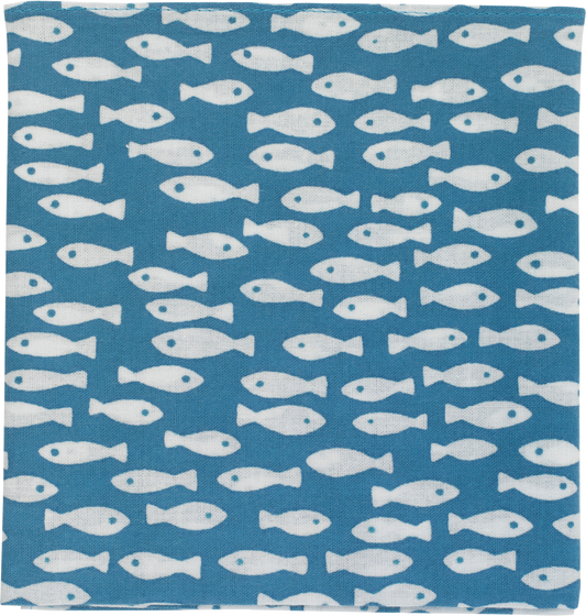 Niwaki Cotton Hanky with Fishes pattern