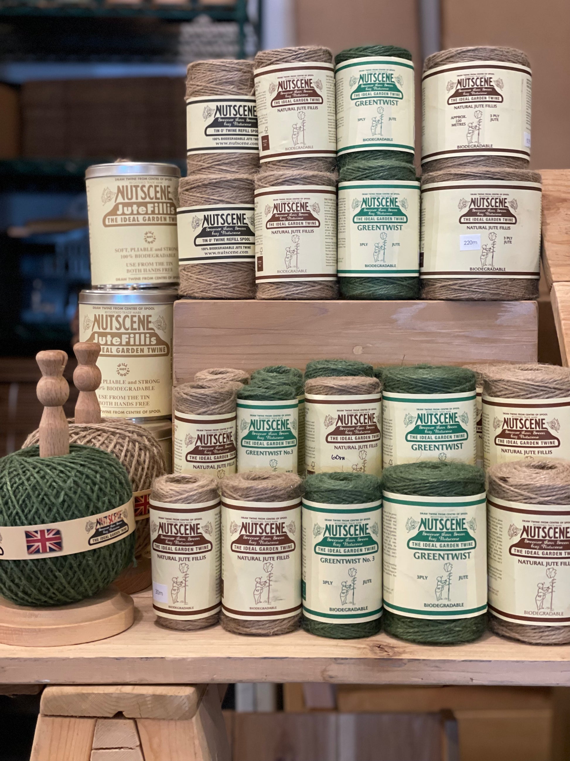 Nutscene Natural Garden Jute Twine Display