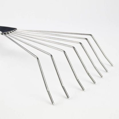 Sneeboer Raised Bed Leaf Rake - 7 tine