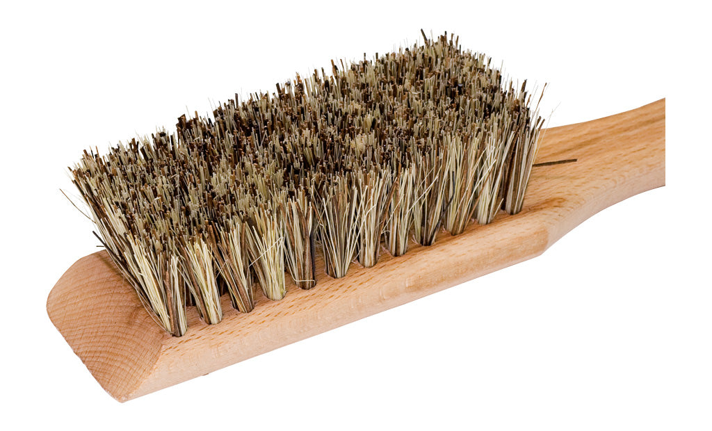 Close-up view of Redecker Garden Tool Brush bristles